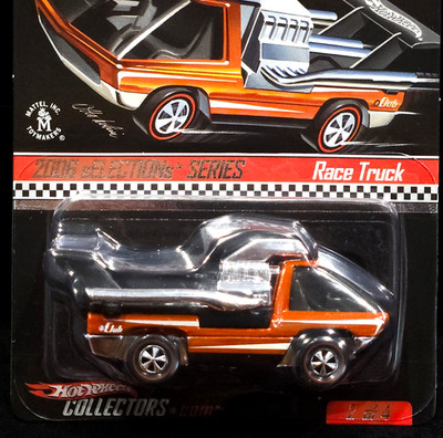 Hot Wheels Race Truck 2006 RLC Selections Series Red Line Club Car 8208/8,590