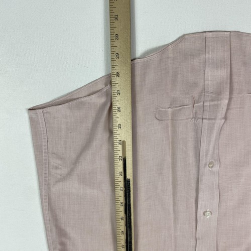 Givenchy Monsieur Camicia Uomo 15,5 Rosa Manica Corta Bottoni Abito Classico - Foto 7 di 11