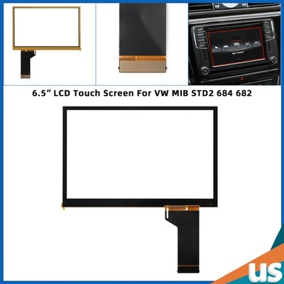 6.5'' Pastable Touch Screen Digitizer For VW Skoda MIB STD2 Car Radio 680 200