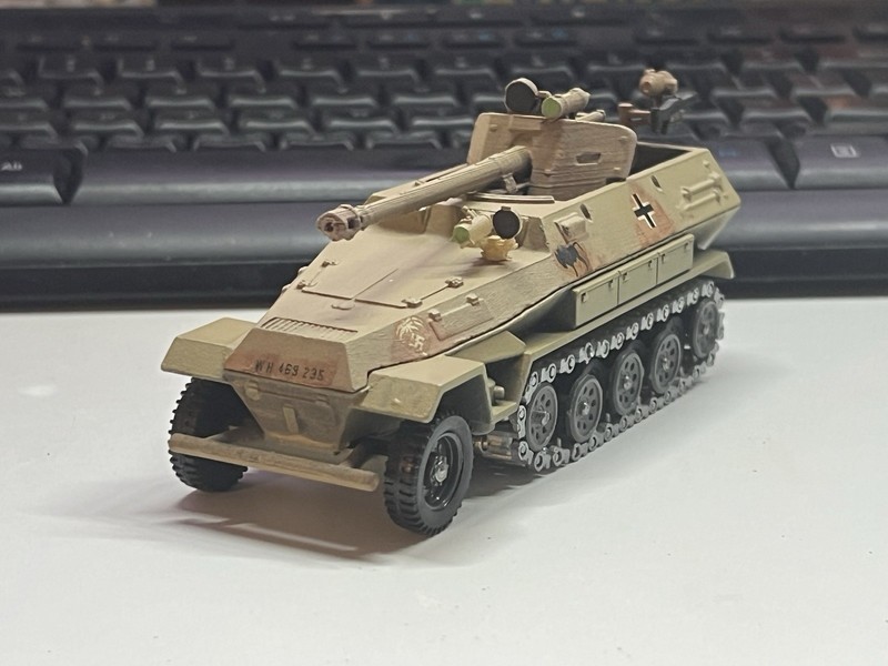 Solido WWII Hanomag Sdkfz 251 22 Pakwagen Fg1250 Tank Td 1/50 Bolt Action Custom