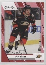 2023-24 O-Pee-Chee Red Border Sam Steel #244 18n9