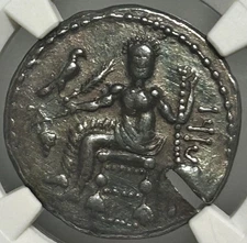 Mazaeus Cilicia Tarsus AR Stater 361-328 BC  Imitative Issue Lion Bull NGC Ch F
