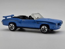 2008 Hot Wheels ’70 Pontiac GTO Convertible New Models #29/196 Blue 1:64
