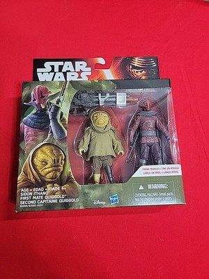 Star Wars (The Force  awakens) 2 Pack Sidon Ithano & First Mate Quiggold Sealed