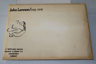 1970 ORIGINAL JOHN LENNON/BAG ONE LIMITED EDITITON PORTFOLIO SEALED
