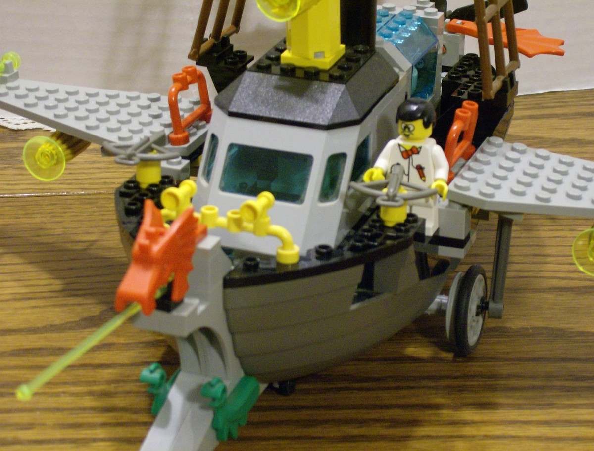 Lego 6493 Time Cruisers Twisters FLYING TIME VESSEL Complete w