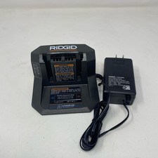 RIDGID 18V Lithium-Ion Battery Charger R86093 Gray/Orange