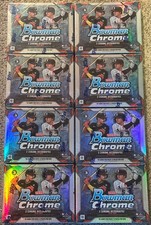 2026 Bowman Chrome Baseball Hobby Box Lot of (8) Factory Sealed Boxes NEW!!