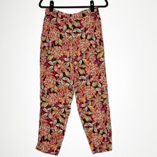 New J. Crew Floral Jamie Pant Elastic High Waist Women's Size 8