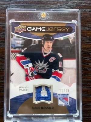 MARK MESSIER 2012-13 Upper Deck Game Jersey Patch 11/15