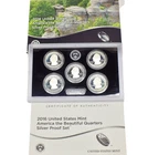 Mint 2016 "50-State Quarters" Silver Proof Set w/Box and COA's