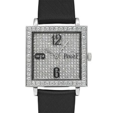 Piaget Altiplano G0A29106 Pavé Diamond Men White Gold Quartz #W966 2