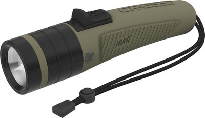 CRESSI Jagd Taschenlampe 1600 - wiederaufladbare LED, 1600 Lumen, wasserdicht IPX8 100m