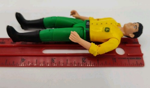 Bruder John Deere ACTION FIGURE 4" & Vtg JOHN DEERE ERTL TRACTOR - Picture 10 of 12