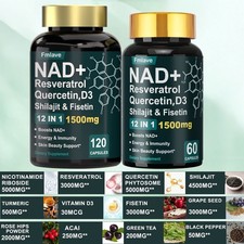 NAD+ Supplement 1500mg with Resveratrol | Cel...