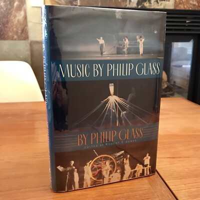 MUSIC BY PHILIP GLASS Signed 1st HCDJ Classical Minimalist Einstein EXC Scarce