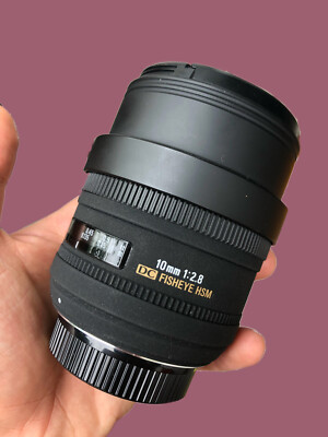 Sigma 10 mm/2,8 EX Nikon DC Fisheye HSM Objektiv Weitwinkel Nikon F neu
