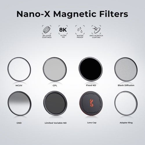 K&F Concept CPL Circular Polarizer Magnetic Lens Filter HD Waterproof Nano-X - Picture 9 of 109