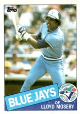 1985 Topps #545 Lloyd Moseby Toronto Blue Jays