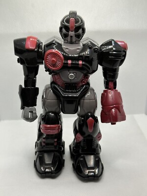 M.A.R.S. Motorized Attack Robo Squad Black XSS Robot Hap-P-Kid 7  Walking Robot