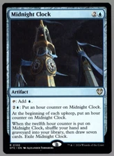 Midnight Clock 0100 Non Foil Rare Outlaws of Thunder Junction MTG NM