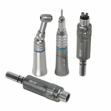 Dental Low Speed Handpiece Contra Angle Straight Air Motor 2H/4H Fit NSK USA zl