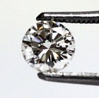 GIA loose certified .61ct SI1 E round diamond 5.51-5.56x3.23mm vintage estate  — photo 1