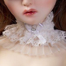Dollmore accessory for 1/3 BJD SD-Neck Deco Collar White