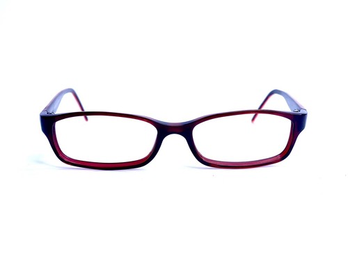 Dolce & Gabbana Red Silver Rectangular Eyeglasses Italy D&G 4160 K77 51 15 130