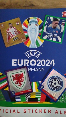 Topps UEFA EURO 2024 Germany Individual Stickers Group A and B: Choose