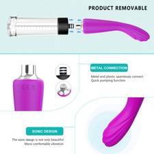 Penis Pump Auto Electric 7 Vibration Mode Enlarger Vacuum Enhancement for Couple