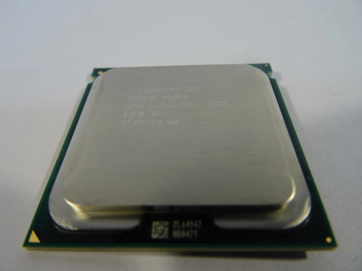 INTEL XEON 5140 SL9RW DUAL CORE 2.33GHZ 1333MHZ FSB 4MB L2 CACHE