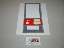 DIXIE NARCO SODA VENDING MACHINE COKE FRONT COIN BEZEL DECAL / Free Ship!