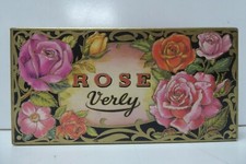 VINTAGE ROSE VERLY CARDBOARD BOX GERMAN SOAP