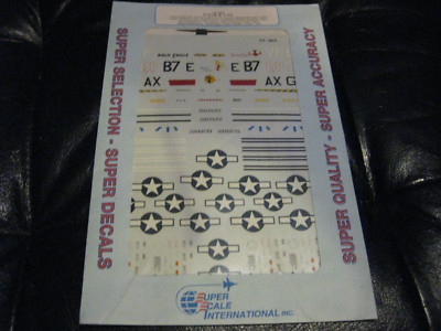 P-51B & F-6C decal set, multiple versions by SSI in 1/72 scale