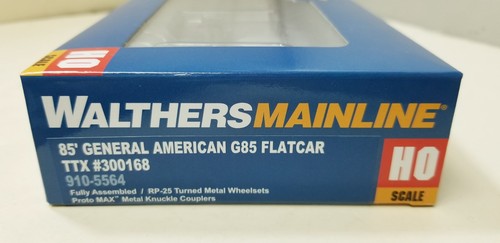 TTX Railroad General American 85' vagón plano 300168 Walthers Mainline 910-5564 HO | Zustand: New
