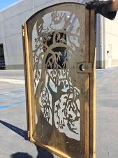 Contemporary modern metal gate, Modern Metal Gate, Custom size Art Pedestrian