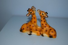 Rare Harvey Knox hand painted Giraffes figures J186N