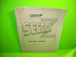 SECTION Z Original Video Arcade Game Service Repair Manual 