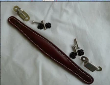 PENN ELCON VINTAGE AMPLIFIER HANDLE BROWN LEATHER LOOK FENDER AMPLIFIER SPEAKER