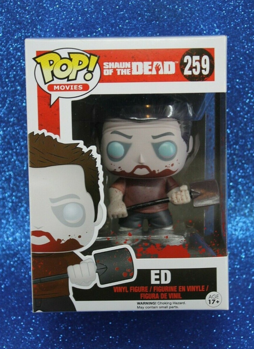 Sale Funko Pop Movies Shaun Of The Dead #259 Ed (Zombie) Bloody Vaulted Vinyl