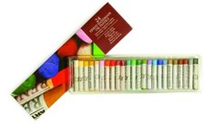 SCATOLA PASTELLI AD OLIO RENESANS 24 PEZZI PASTEL OIL TRAVEL SET IN CARTONE 