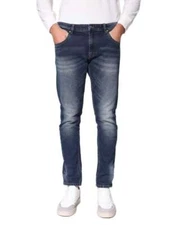 Blooker 5-pocket jeans stretch cotton Art.Asta JE sandblasted Made in Italy copy