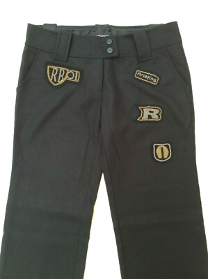Roccobarocco Vintage y2k Winterhose Damen Gr. 44
