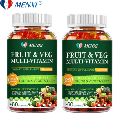 2Pack Fruits and Veggies Supplement Gummies Balance of Daily Fruits & Vegetables