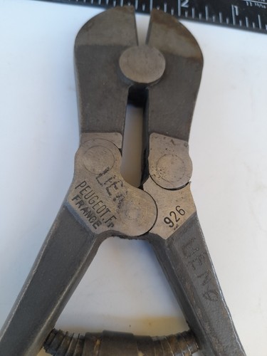 High Leverage Diagonal Pliers 8-3/4 Long Wire Side Cutters Peugeot France 926 - Bild 2 von 11