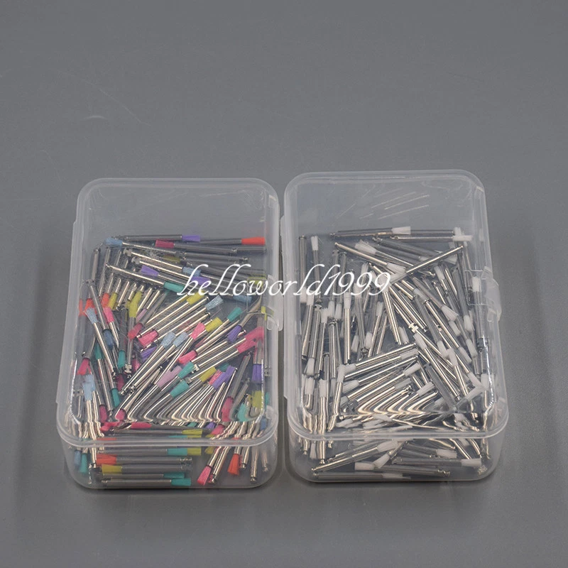 Mini cepillo de pulido plano/cónico con pestillo de nailon profilaxis dental Foto 4 de 4