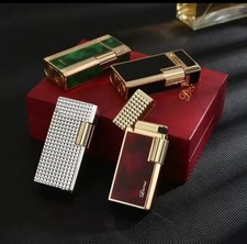 Encendedor de cigarrillos de queroseno de metal de alta calidad de encendido lateral de estilo retro