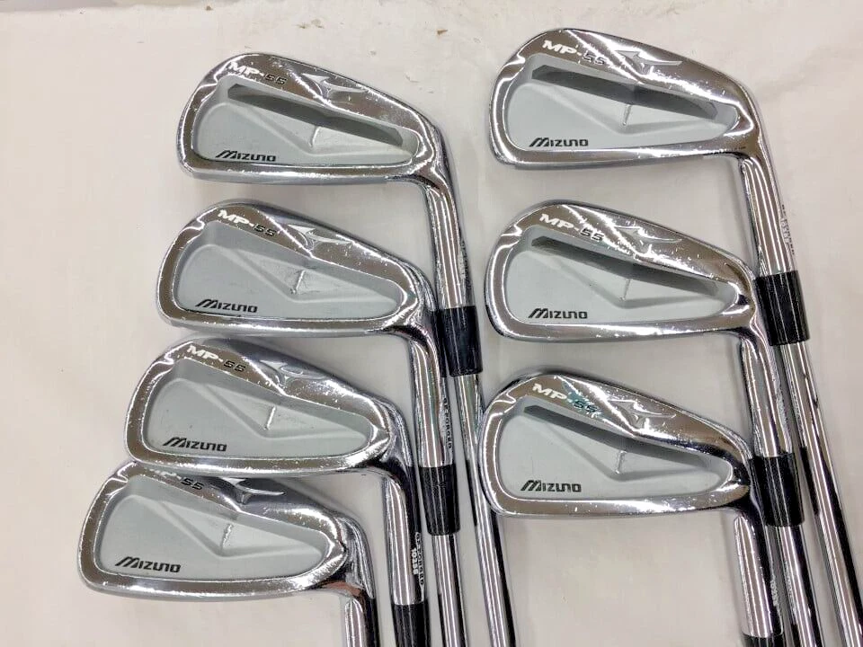 Mizuno MP-55 MP55 Iron Set 4I - 9I PW 7 Clubs Dynamic Gold S200