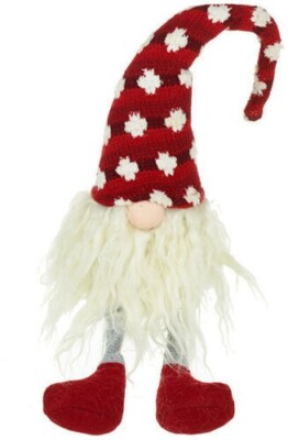 Plüschstoff Sitzgonk Weihnachtsdekoration Zwerg Regalsitter Weihnachten Deko 50cm